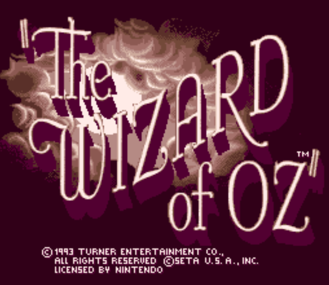The Wizard of Oz Title Screen